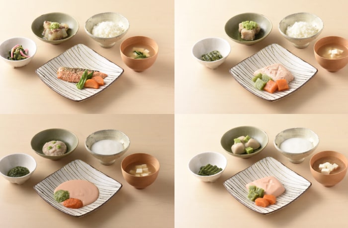 たくさん並ぶナリコマの食事のイメージ